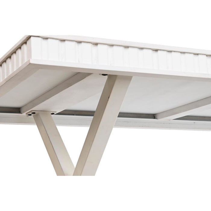 Masă de Sufragerie DKD Home Decor Alb Metal Lemn de mango 180 x 90 x 76 cm