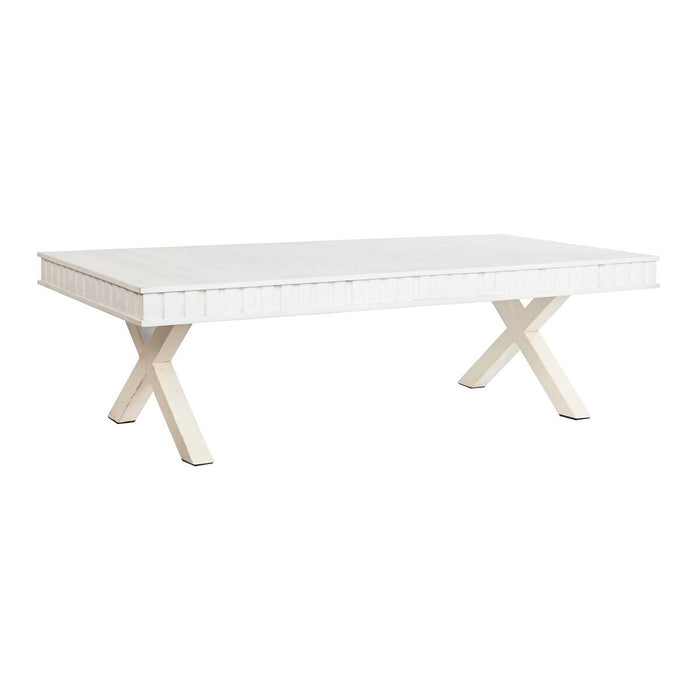 Masa de Cafea DKD Home Decor 140 x 70 x 42 cm Metal Lemn de mango