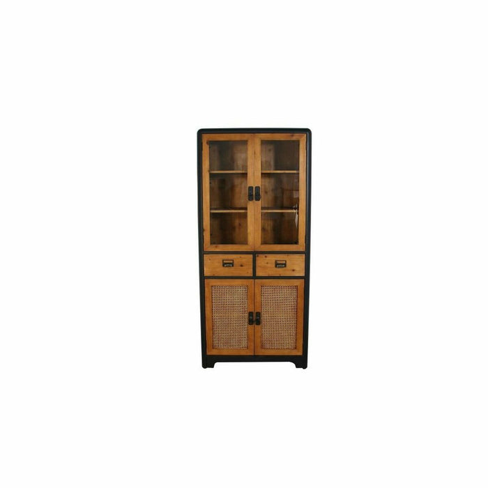 Stand Prezentare DKD Home Decor Metal Geam Brad 90 x 40 x 175 cm 80 x 40 x 175 cm