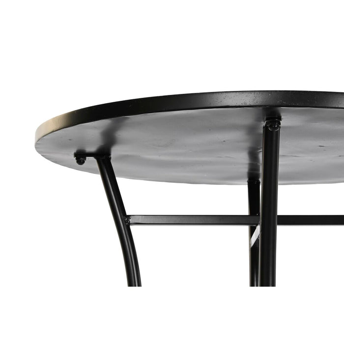 Masă de Sufragerie DKD Home Decor Albastru Metal Piatră 60 x 60 x 72 cm