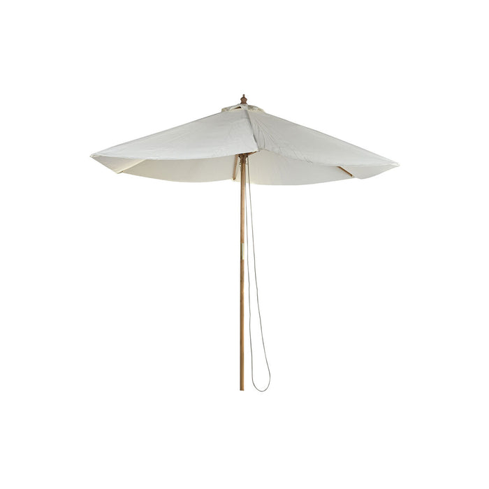 Slunečník DKD Home Decor Natural Bej Aluminiu Bambus (300 x 300 x 230 cm)