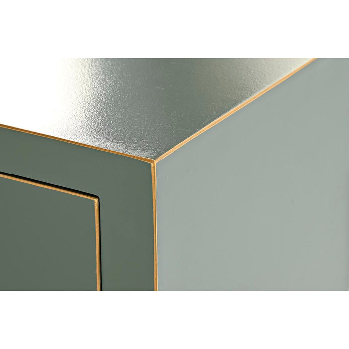Consolă DKD Home Decor Alb Verde Auriu* Metal Brad Lemn MDF 63 x 28 x 83 cm