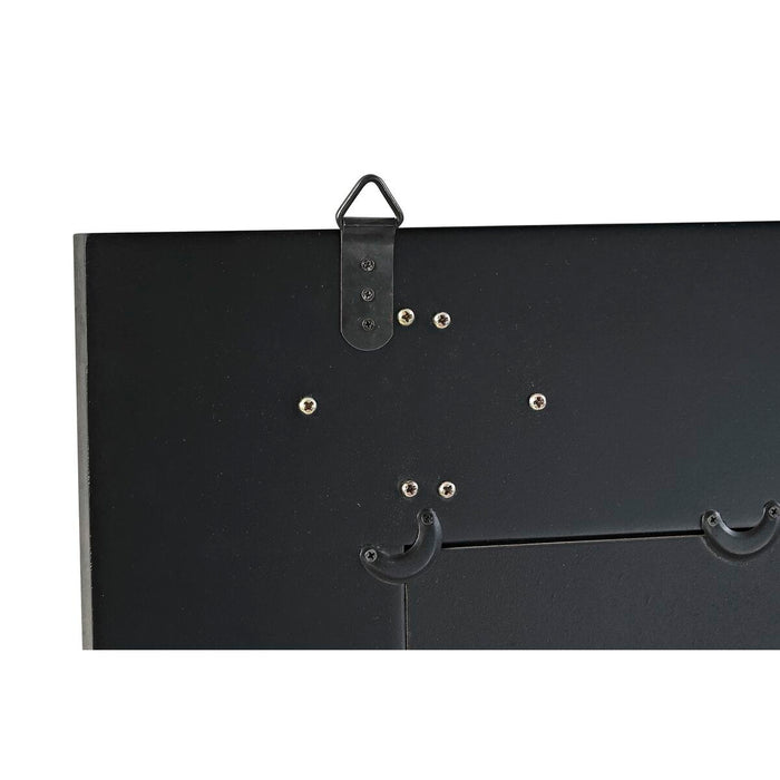 Oglindă de perete DKD Home Decor Brad Geam Roșu Negru Oriental Lemn MDF (70 x 2 x 90 cm)