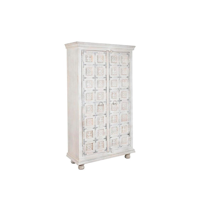 Dulap DKD Home Decor Lemn Alb Lemn de mango 100 x 40 x 180 cm