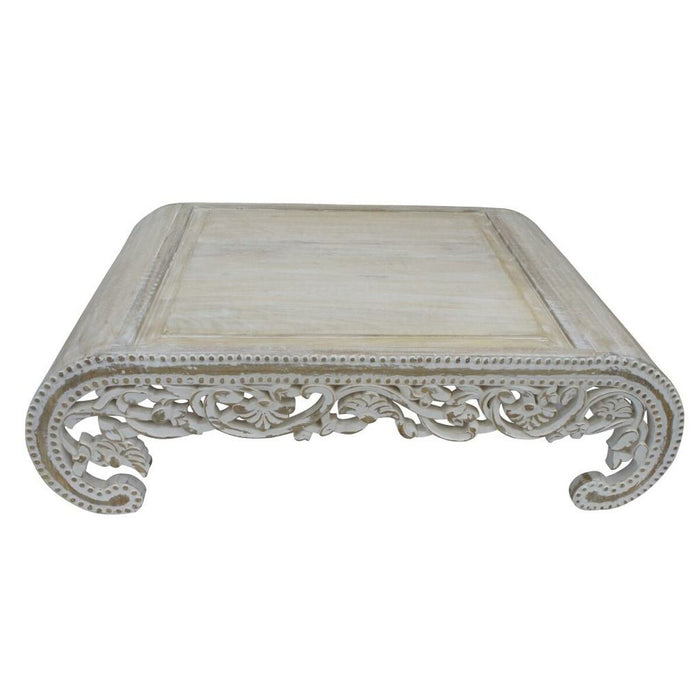 Masa laterală DKD Home Decor Alb Lemn Lemn de mango 121 x 83,80 x 35,50 cm 121 x 83,8 x 35,5 cm