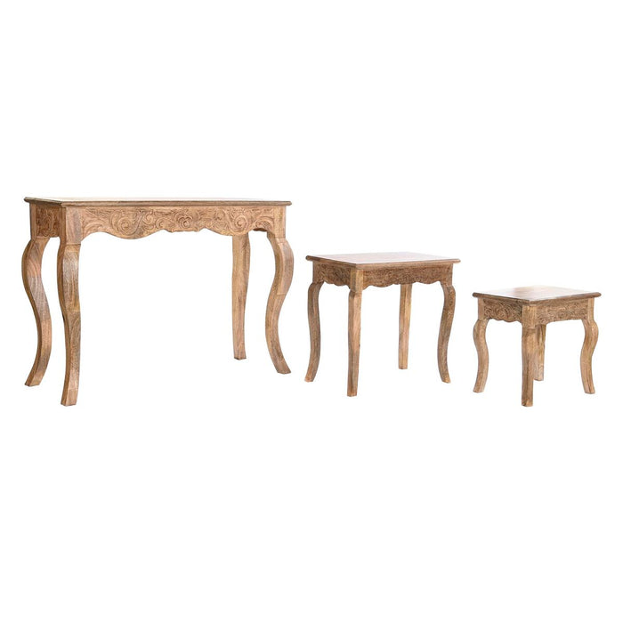Consolă DKD Home Decor Maro Lemn de mango 106 x 36 x 76 cm (3 Piese)