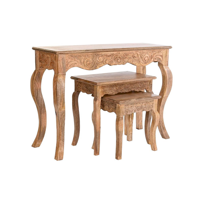 Consolă DKD Home Decor Maro Lemn de mango 106 x 36 x 76 cm (3 Piese)