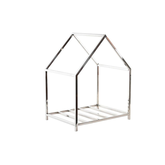 Suport pentru lemne DKD Home Decor Oțel inoxidabil (40 x 30 x 50 cm)
