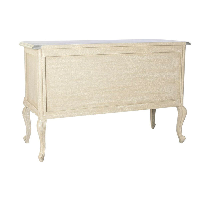 Dulap cu Sertare DKD Home Decor 123 x 50 x 80 cm Bej Gri Gri închis Lemn de mango Lemn MDF Romantic