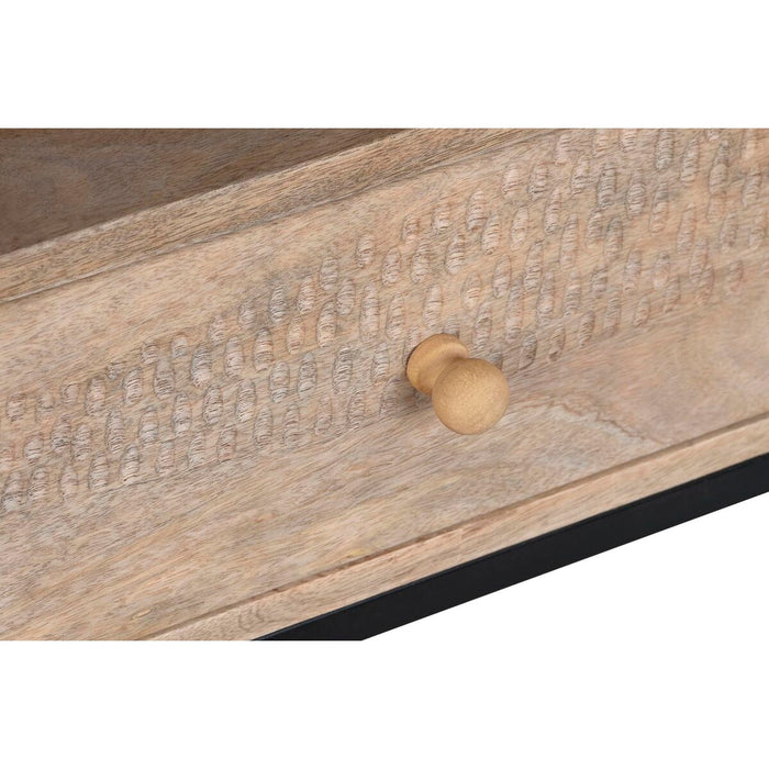 Mobilă TV DKD Home Decor Metal Lemn de mango (140 x 40 x 50 cm)