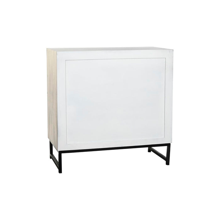 Comodă DKD Home Decor Ceramică Gri Alb Lemn de mango (80 x 38 x 80 cm)