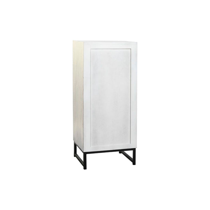 Dulap cu Sertare DKD Home Decor Alb Gri Ceramică Lemn de mango Indian 45 x 35 x 107 cm