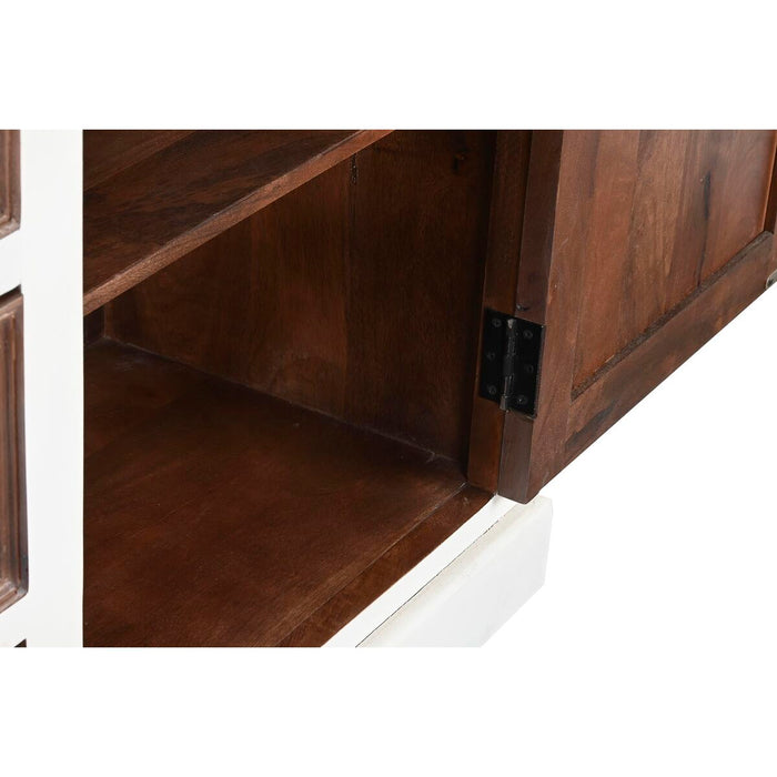 Servantă DKD Home Decor Alb Maro închis Lemn de mango (180 x 46 x 83 cm)