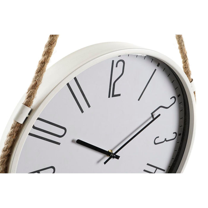 Ceas de Perete DKD Home Decor 40 x 4,5 x 55 cm Въже Fier (2 Unități)