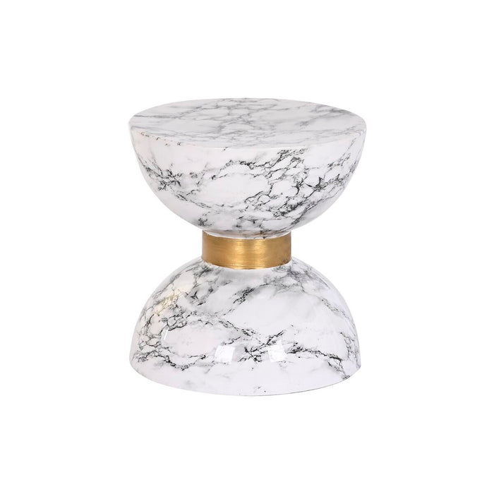 Masa laterală DKD Home Decor Alb Fier 33 x 33 x 35 cm
