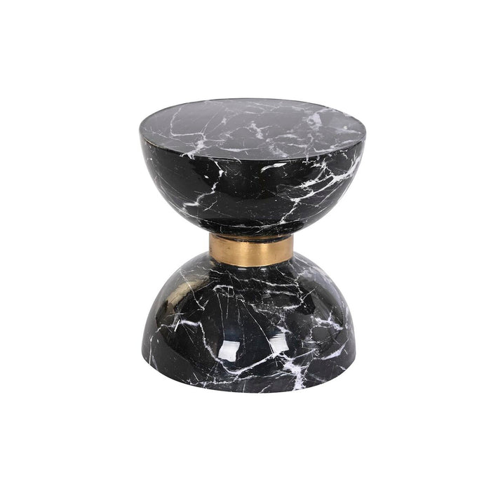 Masa laterală DKD Home Decor 33 x 33 x 35 cm Negru Fier