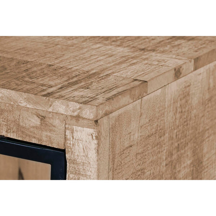 Servantă DKD Home Decor Natural Negru Metal Lemn de mango (170 x 45 x 100 cm) (1 x 45 x 100 cm)