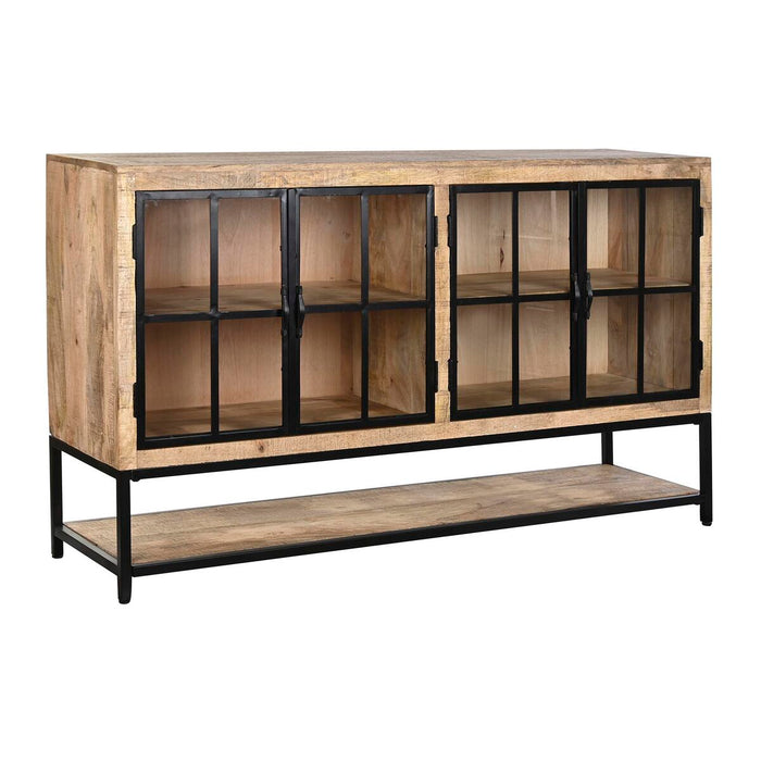 Servantă DKD Home Decor Natural Negru Metal Lemn de mango (170 x 45 x 100 cm) (1 x 45 x 100 cm)