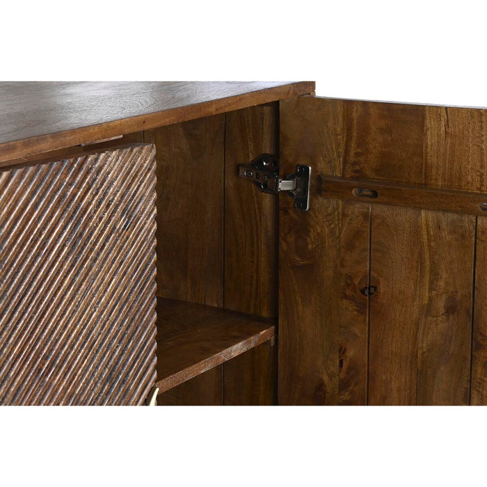 Servantă DKD Home Decor Auriu* Maro închis Metal Lemn de mango 170 x 40 x 90 cm