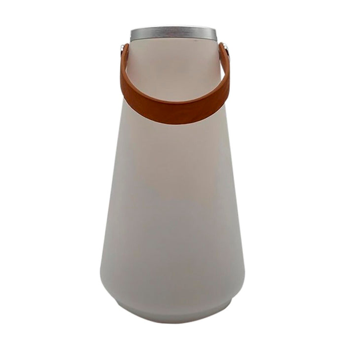 Lampă solară DKD Home Decor Maro Polietilenă Alb Poliuretan (13.5 x 13.5 x 23 cm)
