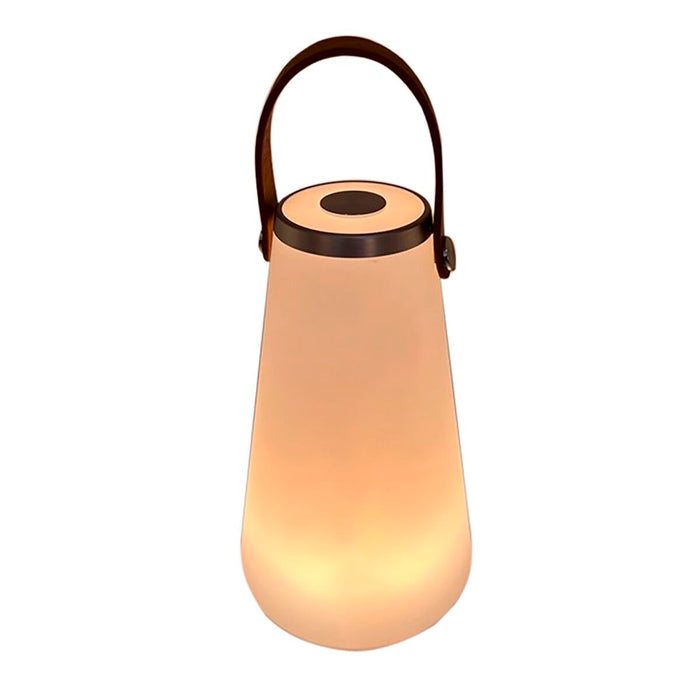 Lampă solară DKD Home Decor Maro Polietilenă Alb Poliuretan (13.5 x 13.5 x 23 cm)