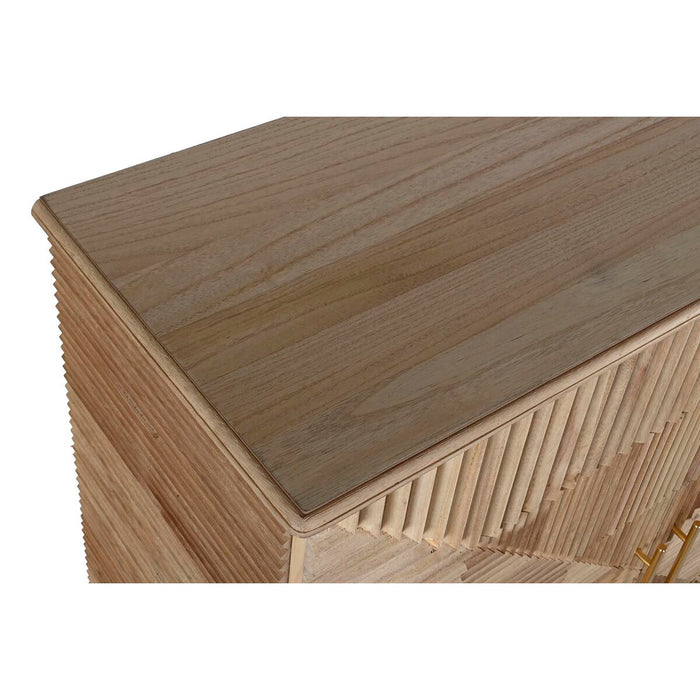 Servantă DKD Home Decor Auriu* Maro Deschis Lemn MDF 100 x 44 x 118 cm