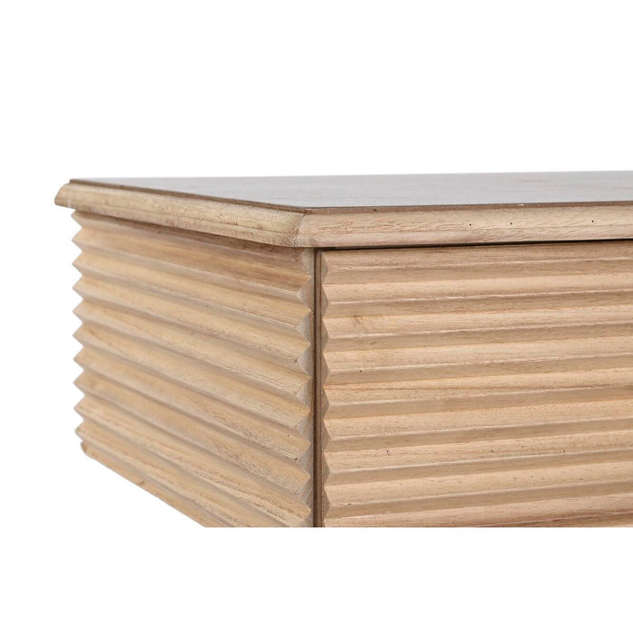 Consolă DKD Home Decor 100 x 40 x 76 cm Auriu* Maro Deschis Lemn de paulownia Lemn MDF