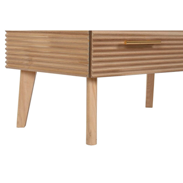 Comodă DKD Home Decor Auriu* Maro Deschis Lemn de paulownia Lemn MDF Scandi 77 x 40 x 76 cm 75 x 40 x 76 cm