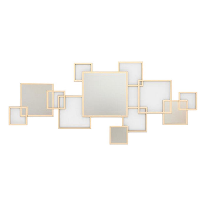 Oglindă de perete DKD Home Decor Auriu* Metal (120 x 2 x 53 cm)