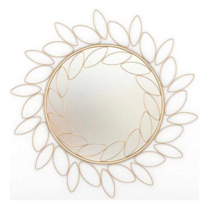 Oglindă de perete DKD Home Decor Auriu* Metal (80 x 2 x 80 cm)