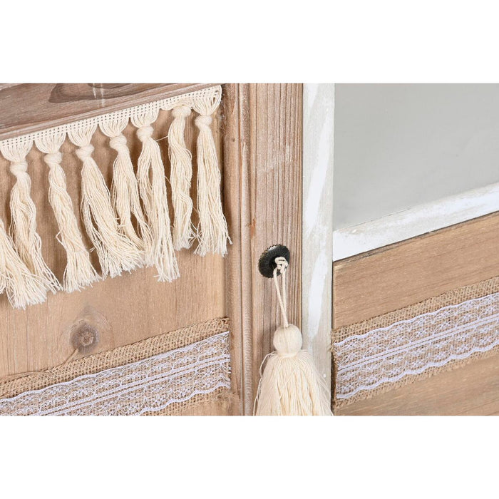 Mobilă TV DKD Home Decor Natural 150 x 40 x 60 cm Brad Alb