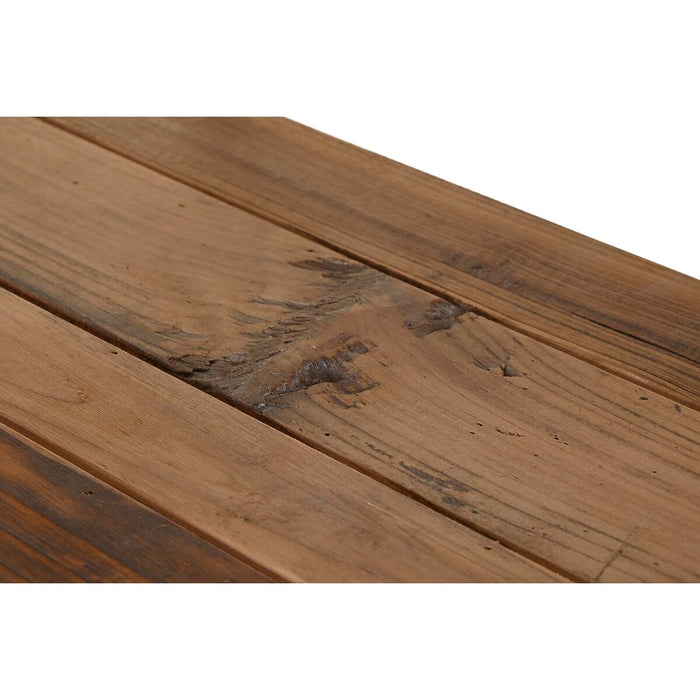 Raft DKD Home Decor Gri Natural Metal Brad 120 x 38 x 190 cm (1)