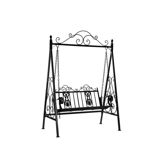 Bancă DKD Home Decor Negru Metal (146 x 86 x 212 cm)