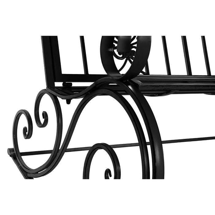 Scaun Balansoar DKD Home Decor Negru Metal 118 x 90 x 92 cm