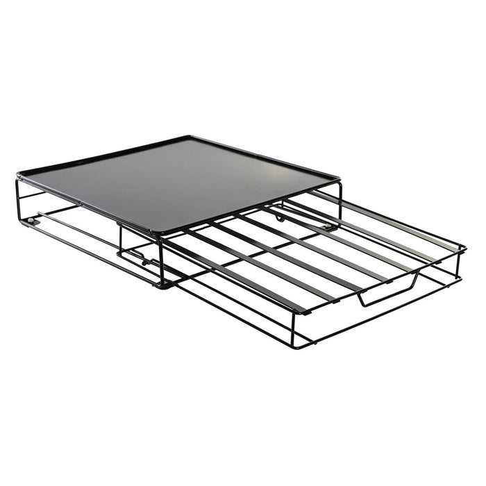 Organizator de capsule de cafea DKD Home Decor 28,7 x 32 x 7 cm Negru Metal