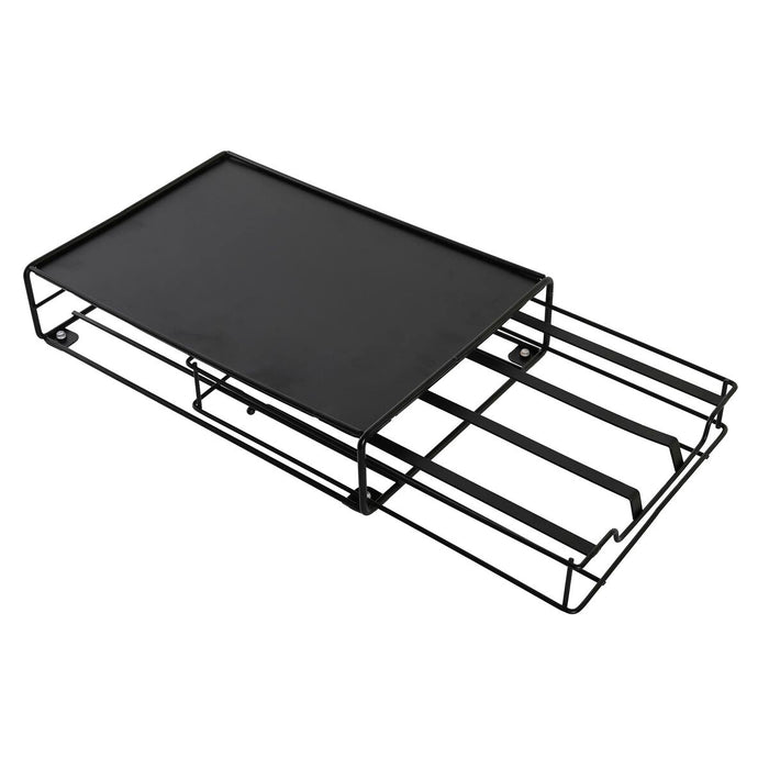 Organizator de capsule de cafea DKD Home Decor 21 x 31 x 7,5 cm Negru Metal