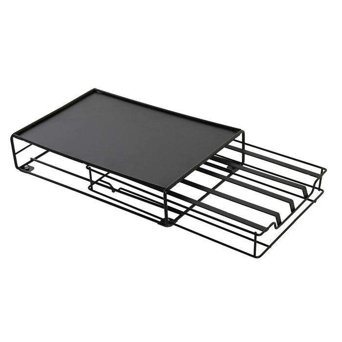 Organizator de capsule de cafea DKD Home Decor 21 x 31 x 7,5 cm Negru Metal