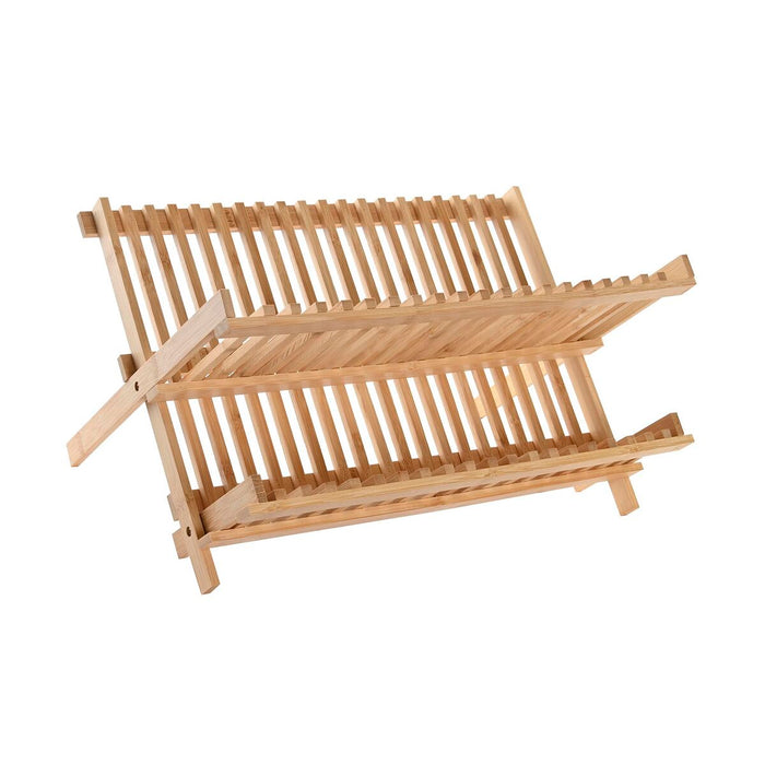 Scurgător de Bucătărie Pliabil DKD Home Decor 42 x 27,5 x 38 cm Natural
