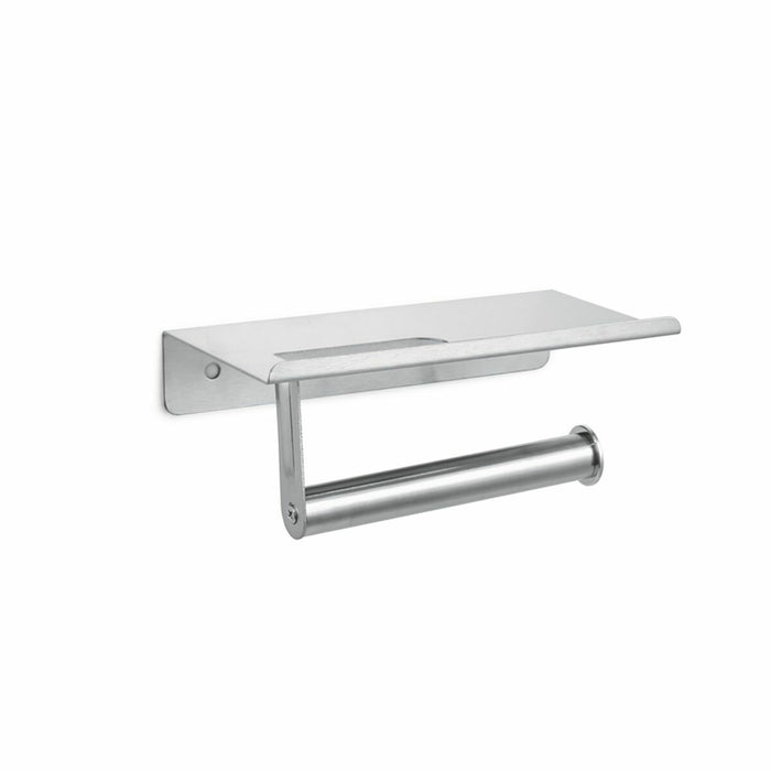 Suport pentru Role de Hârtie Igienică DKD Home Decor 18 x 9,7 x 7,5 cm Argintiu Oțel inoxidabil