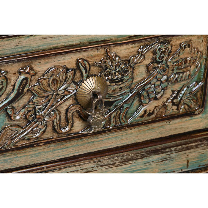 Banchetă DKD Home Decor Multicolor Lemn 179 x 43 x 58 cm