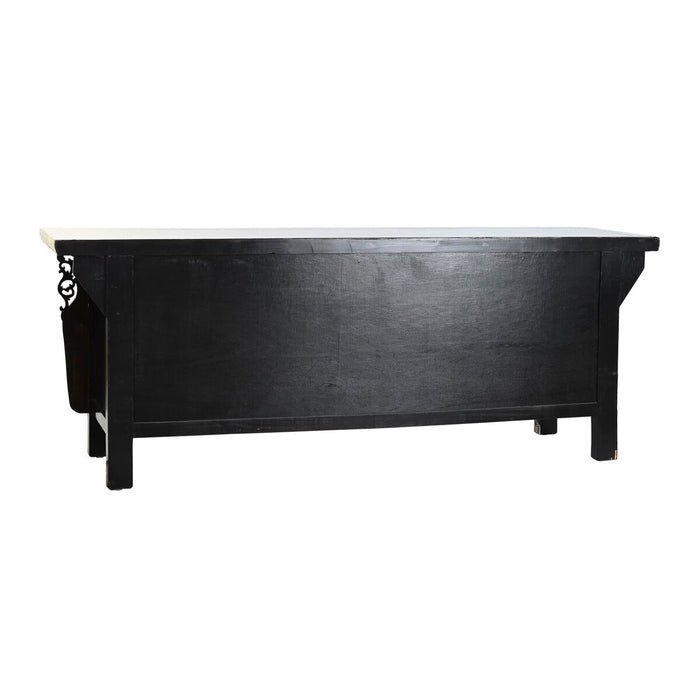 Servantă DKD Home Decor Negru Crem Lemn de ulm 174 x 40 x 65 cm