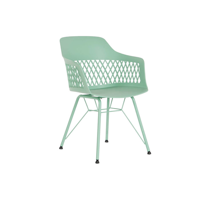 Scaun de Sufragerie DKD Home Decor 57 x 57 x 80,5 cm Verde