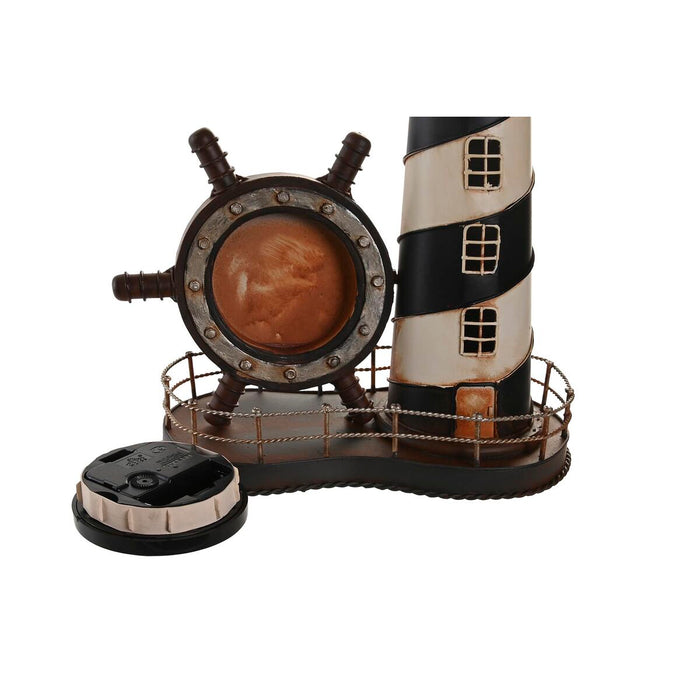 Stolní hodiny DKD Home Decor 25.5 x 14 x 32.5 cm Roșu Negru Metal Vintage Far (2 Unități)