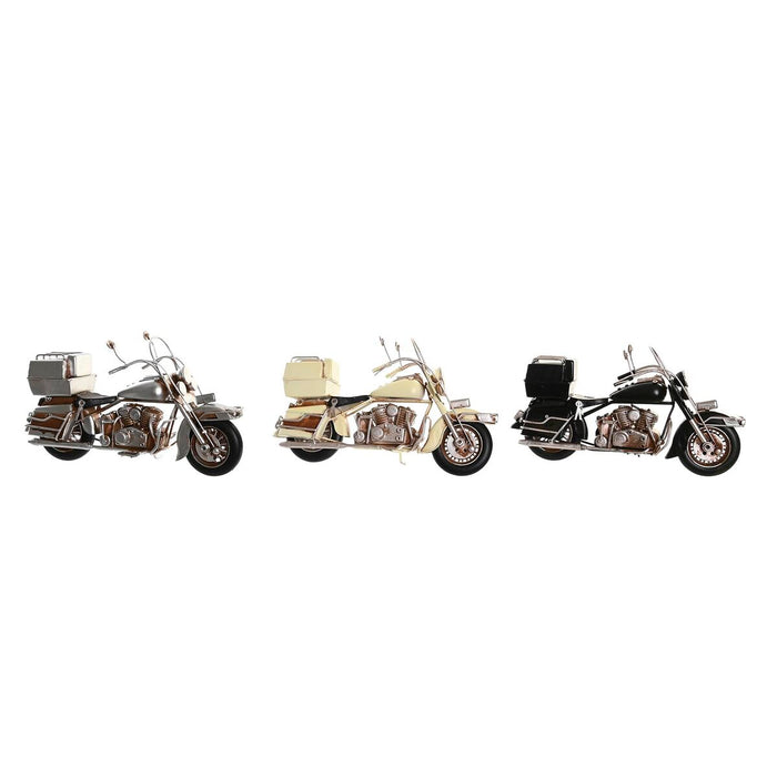 Figură Decorativă DKD Home Decor 28 x 10 x 16 cm Negru Gri Alb Vintage (3 Piese)