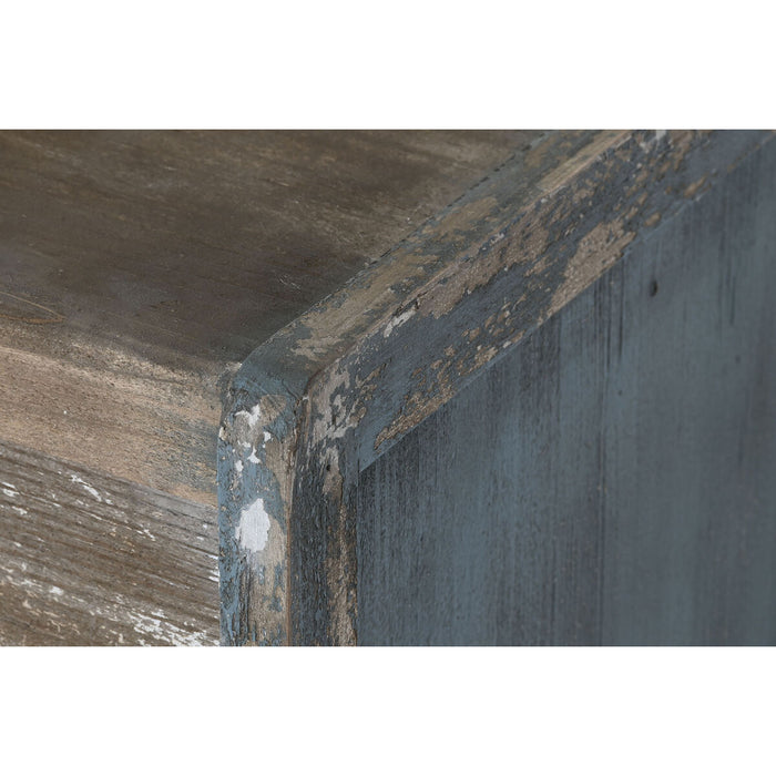 Servantă DKD Home Decor Albastru Alb Maro închis Brad Lemn MDF 122 x 42 x 63 cm