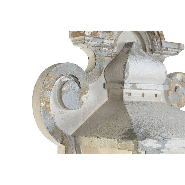 Lampă de Perete DKD Home Decor Geam Metal Alb Neoclasic (43 x 16,5 x 68 cm)
