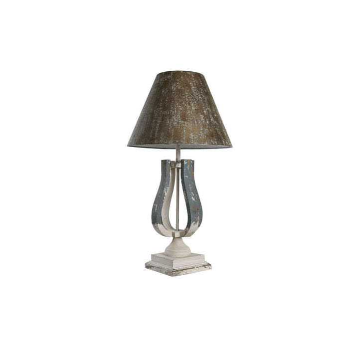 Lampă de masă DKD Home Decor 44,5 x 44,5 x 83,5 cm Brad Albastru Auriu* Metal Alb 220 V 50 W