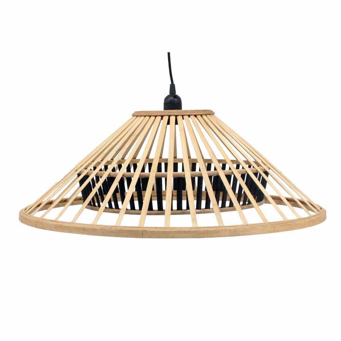 Lustră DKD Home Decor Maro Bambus 50 W (60 x 60 x 21 cm)