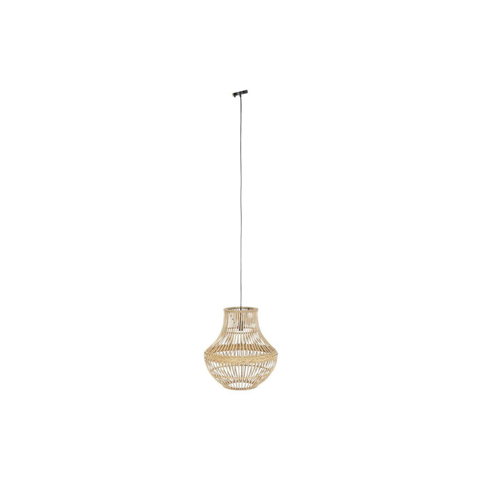 Lustră DKD Home Decor Maro Deschis Ratan 50 W (45 x 45 x 48 cm)