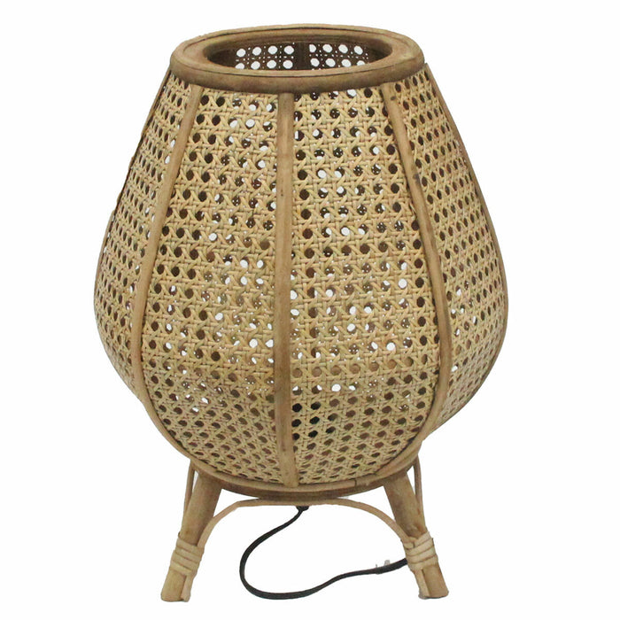 Lampă de masă DKD Home Decor Maro Ratan 50 W (29 x 29 x 40 cm)